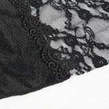 Pantalon évasé asymétrique gothique 'Last Flight' (noir)