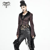 'Spelling Trouble' Gothic Jacket With Distressed Hemline