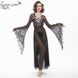 'Heidi' Gothic Flared Sleeve Lace Lingerie