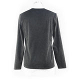 Spring And Autumn Armor Patchwork Asymmetric Punk Black Men Long Sleeves T Shirt