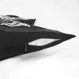 'Ave Satanas' Gothic Pentagram Pillow