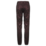 Pantalon imprimé gothique 'Ghost In The Mirror' (rouge)