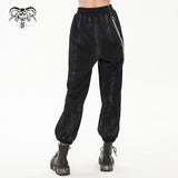 Pantalon cargo punk en détresse « Trouble in Paradise »