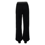 'Disorient' Gothic Flared Pants With Mesh Panels