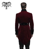 Western Fashion Gothic Embroidered Collar Men Tuxedo Black µ丱±¾