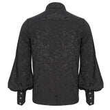 'Hygeia' Gothic Lantern Sleeve Shirt (Darkness)