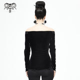 'Labyrinth' Gothic Velvet Top