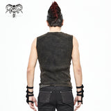 Tt16702 Steampunk Armor Men Sleeveless Vest