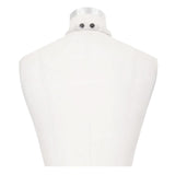 'Hestia' Gothic Mesh Bow Tie (Dove)