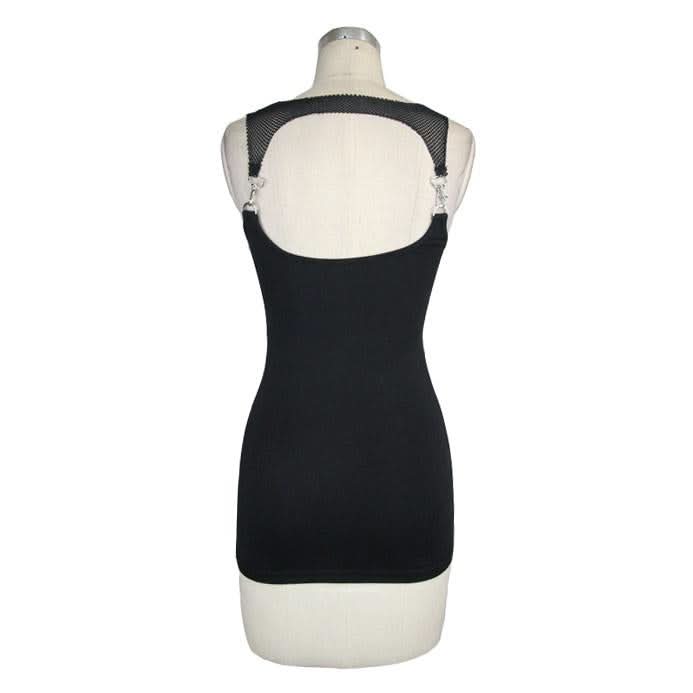 Daily Style Two Ways Of Wearing Punk Cotton Vest For Women