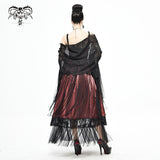 'The Hanging Gardens' Gothic Lace Fringed Shawl