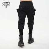 'O Negative' Punk Cargo Pants With Chains