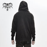 Devil Fashion Everyday Clothing Newest Style Winter Black Punk Men Hooded Sweater