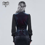 'Starlight Star Bright' Gothic Blouse With Ruffles