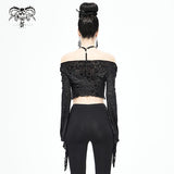 'Mirror Valley' Gothic Crop Top