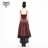 'Bloodflower' Gothic Waterfall Dress