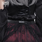 'Neoplasm' Gothic Glass Bead Studded Dress Belt