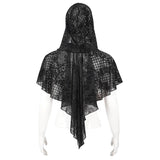 'Lost Highway' Gothic Mesh Cape With Hood