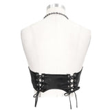 Wt060 Snakeskin Pattern Breast Wrapped Sling Top