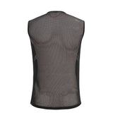 Tt161 Men Shiny Knit Patchwork Vest