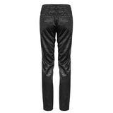 Pantalon imprimé gothique 'Ghost In The Mirror' (noir)