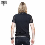 Everyday Summer Men Partition Diamond Mesh T Shirt