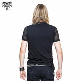 Everyday Summer Men Partition Diamond Mesh T Shirt