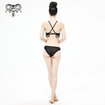 Sst014 Tassel Gothic Swimsuit Set