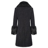 'Master Of Death' Gothic Fur Collar Coat (Ale)