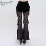 'Riot' Mesh Flared Pants