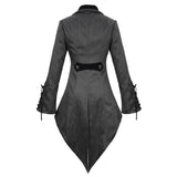 Manteau gothique en jacquard 'Morbid Angel'