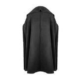 Punk Open Arms Men Winter Fur Big Cloak With Loops