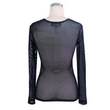 Fetish See Through Mesh Shirts For Women And Men