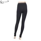 Witch Elastic Waistband Flocking Printed Transparent Stretchy Mesh Sexy Women Leggings