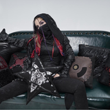 'Ave Satanas' Gothic Pentagram Pillow