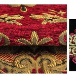 Pirate Style Red And Gold Jacquard Gothic Pattern Men Long Coat