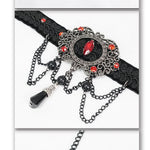 Eas007 Wine Darkness Gothic Chocker