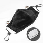 Punk Women Leopard Cat Ears High Quality Dense Velvet Face Mask