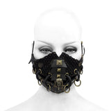 Steampunk Metallic Bronze Unisex Spiked Distressed Masks