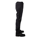 Formal Party Jacquard Men High Waist Floral Gothic Trousers