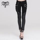 ‘Take the Power Back’ Punk Slim-Fit Pants