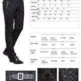Pantalon semi-formel gothique à motifs « Existentialism on Prom Night »
