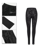 Pt141 Cyberpunk Circuit Diagram Flocking Stretch Mesh Leggings