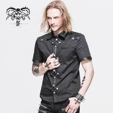 'Vortex' Punk-Button-Down-Tee