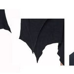 Daily Life Punk Women Black Bat Sleeve Off The Shoulder Modal Dress