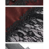 'Bloodflower' Gothic Waterfall Dress