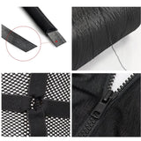 Sst013 Waist Straps And Mesh Spliced Swimsuit