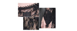 Daily Wear See Through Rose Flocking Big Round Collar Sexy Ladies Lace T Shirt