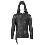 Tt164 Diablo Shabby Hooded Long Sleeve T Shirt