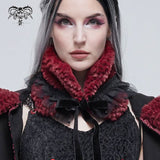 'Callista' Gothic Neckerchief And Headwear Accessory (Red)